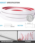 Peel And Stick 10 Feet Flexible Vinyl Molding Trim For Tile Edges And Kitchen Backsplash Also Great For Mirror Frames