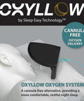 Oxyllow Premium Swivel Connector, 5-count; turquoise tubing attached to black plastic connector on a baby mannequin (front view)