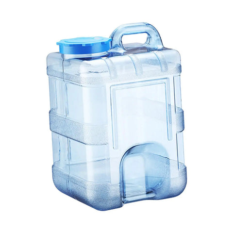 15 Liter Camping Water Container With Lid For Outdoor Use, Food Grade PC Water Jug, Leakproof Wide Mouth, Easy Clean Bottle With Silicone Seal