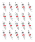 20 Pack Tire Valve Core Replacement Kit Pro Grade Valve Stem Cores for TPMS Safe Sealing Universal Fit Zinc Alloy Construction