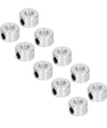 One Eighth Inch Shaft Collar Solid Steel Axle Collar With Setscrew for low axial load and precise positioning, set of collars