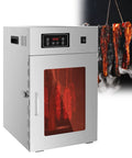 Real Deal Commercial Food Dehydrator Featuring A Durable Rotary Drum And Hella Simple Digital Timer For Making Tender Jerky Sweet Dried Fruit Flavorful Sausages And Garden Produce 7 Kilogram Capacity with stainless steel design.