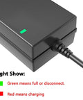 Universal 24V 1.5A Battery Charger with LED and 3-prong 12mm Connector for Razor E100 E200 E300 E500 and Pocket Mod Dirt Bikes