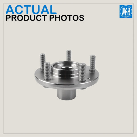 Front Wheel Hub Bearing Kit Set Of 2 Direct Fit For 2011 2015 Hyundai Elantra 2013 2017 Hyundai Elantra GT And 2012 2017 Hyundai Veloster Replacement Hubs 51720 0Q000 51750 1P000 showing single hub