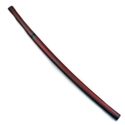 Handmade Japanese Shirasaya Samurai Katana Sword With Full Tang Razor Sharp Carbon Steel Blade Dark Stained Wood Scabbard And Handle