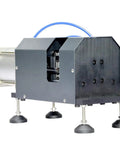 High-Precision Pneumatic Cable Cutting Machine With Wear-Resistant Blade For Large Square Wire And Cable Up To 50 Sq Mm side angle view.