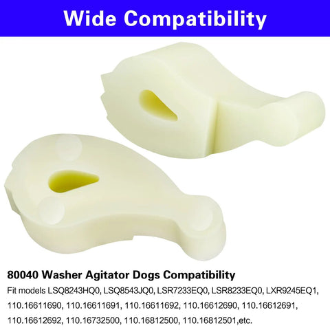 48 Pack Washer Agitator Dogs Replacement Kit For Most Top Load Washers Replaces 80040 And Common Numbers Includes LP338 285612 285770