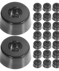 30 Piece Rubber Feet For Cutting Boards And Chairs No Slip Screw On Bumpers With Stainless Steel Durable Rubber Pads