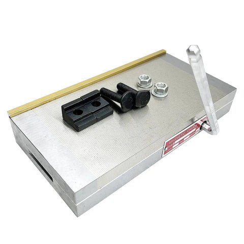 Heavy Duty 6x12 Inch Rectangular Magnetic Chuck for Lathes and Surface Grinding Machines with permanent magnet hold