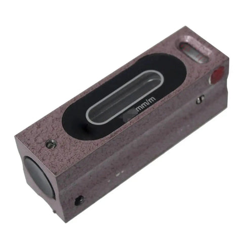High Precision Small Mini Bar Spirit Level Bubble Machine Equipment Leveling Tool Accuracy 0.02 or 0.05mm/m top view of tool