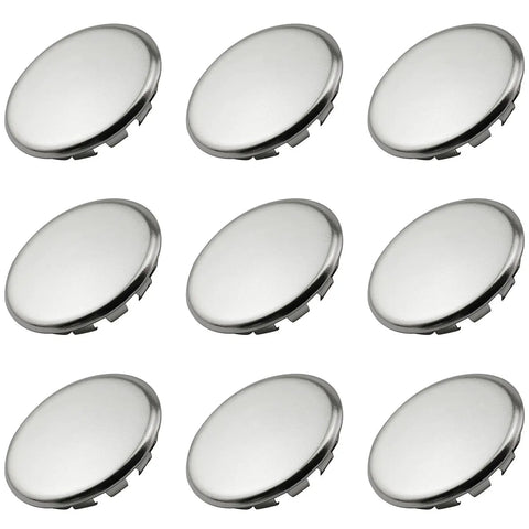 12 Pack Stainless Steel Knockout Plugs For Electrical Boxes Featuring Knurled Grip And No Sweat Tap In Install Rock Solid Seal, rounded design