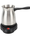 Turkish Coffee Maker 600ML Stainless Steel Electric Kettle With Large Capacity For Coffee Tea And Milk Ergonomic Anti Scald Handle Pot Warmer US Plug Do It All Kitchen Gadget