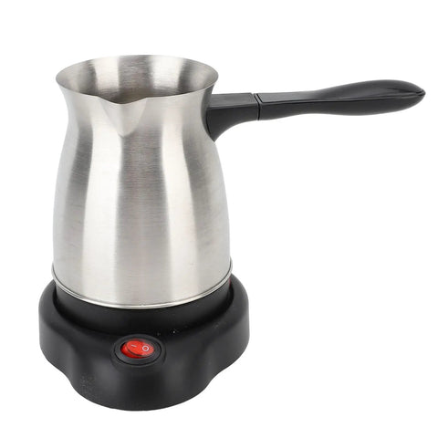 Turkish Coffee Maker 600ML Stainless Steel Electric Kettle With Large Capacity For Coffee Tea And Milk Ergonomic Anti Scald Handle Pot Warmer US Plug Do It All Kitchen Gadget