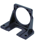 Heavy Duty Fixed Base Motor Bracket for Industrial Equipment Black Metal Support Base 90x90 mounted support frame