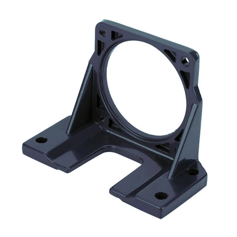 Heavy Duty Fixed Base Motor Bracket for Industrial Equipment Black Metal Support Base 90x90 mounted support frame