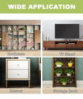 Furniture types for Six Pack Anti Tip Wall Anchors For Furniture Heavy Duty Metal Dresser Cabinet Bookshelf Brackets Baby Proofing Straps For Quick Install Earthquake Resistant Safe Home Solution For Curious Kids application