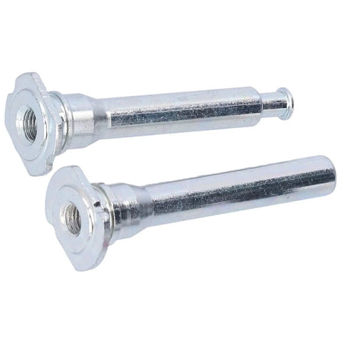 Premium Front Brake Caliper Pin Kit For Honda Crv 02 To 06 Restore Smooth Sliding And Reliable Stopping Power With Exact OEM Fitment For Peak Safety. two metal caliper pins