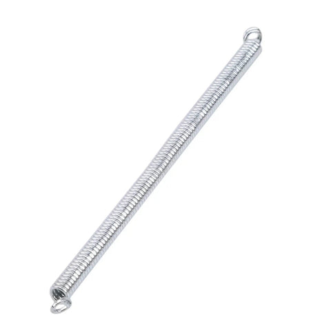 Single silver coil from 200-Piece Heavy-Duty Compression And Extension Springs Set With Storage Box For Home Repairs DIY