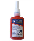 Red 50ml TB750 thread locker bottle with white spray nozzle and blue label (Interstate Pneumatics)