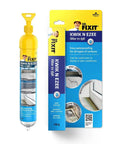 Wall Gap And Crack Filler Sealant 150G White DIY Waterproof Repair For Kitchen Sink Cracks Bathroom Tile Gaps And Damp Areas Works On Metal Wood PVC Great For Wet Surfaces No Mess tube and packaging