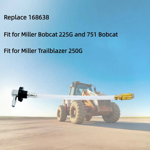 Fuel Tank Draw Tube Kit Replacement For Miller Bobcat 225G, 751 Bobcat, And Trailblazer 250G Welders with tractor backdrop