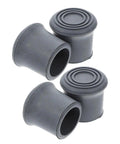 8 Pack Shower Chair Feet Replacement Non Slip Rubber Pads Easy Slip On Fit For Standard Chair Legs, black rubber pads