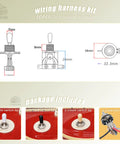Prewired 3 Way Toggle Harness for Les Paul Style Guitars Ready to Install with diagram and switch tips