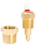 Electric Cooling Fan Thermostat Switch With Three Eighths Inch Pipe Thread For 10, 12, 14, And 16 Inch Fans, brass body