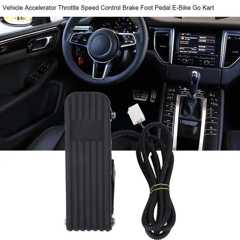 Universal Electric Vehicle Foot Accelerator Pedal And Throttle For E Bikes Scooters Dirt Bikes ATVs Karts And Tricycles, Premium ABS Pedal For Smooth Speed Control And Quick Responsive Braking