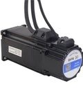 Closed-loop stepper servo motor with encoder and electromagnetic brake, black