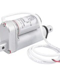 Heavy Duty Electric Linear Actuator Motor Delivering Smooth Silent Performance And Integrated Safety Stop Switch For Zero Hassle Telescopic Rod Glide At 48 Volt Dc image showing compact design with wiring for installation.