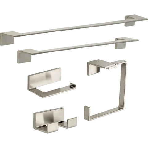 Double Towel Hook For Bathroom And Kitchen In Brilliance Stainless Steel, Corrosion Resistant Finish, Space Saving Wall Mount