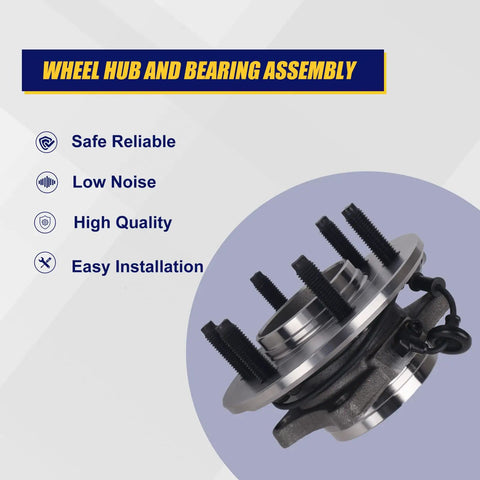 Rear Wheel Bearing And Hub Assembly 541001 For 2003 2004 2005 2006 Ford Expedition Lincoln Navigator Rear 6 Lug Bolts