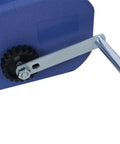 Heavy Duty 12V Electric Boat Winch With Wireless Remote, 6000 Lbs Rolling Capacity For Trailer Truck Marine Use Auto Brake System - close-up of hand crank