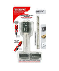 Diablo Snap-Lock Plus Mandrel System for hole saws; 3/8 in hex shank, includes pilot drill bit