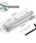 Automatic Door Closer Heavy Duty Aluminum Alloy Mount With Adjustable Arm, Silent Hydraulic Soft Close For 50Kg Doors, installation view