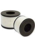 Replacement Filters For PARTU And Slevoo BS-03 Air Purifier 2-Pack H13 True HEPA 3-Stage Filtration With Activated Carbon