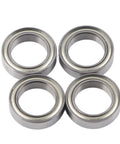 Four stainless steel RC ball bearings for 1/10 scale. Beefed Up High Performance Stainless Steel RC Ball Bearing Kit For 3S One Tenth Scale RC Cars And Crawlers Precision Replacement For Smooth Acceleration Low Friction Durable Build Easy Install