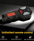 1000 Lb Portable Battery Powered Winch With 40Ft Synthetic Rope And Remote Control Compatible With Milwaukee 18V Batteries Over 4Ah remote control with speed adjustment.