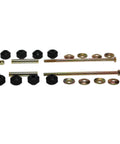 Gold 45G0002 Front Suspension Stabilizer Bar Link Kit Heavy Duty Replacement With Wrench Flats Or Hex Design Corrosion Resistant Coating GM Spec Front End Sway Bar Link For Reliable Handling, 2 links with bushings and washers