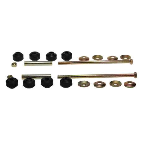 Gold 45G0002 Front Suspension Stabilizer Bar Link Kit Heavy Duty Replacement With Wrench Flats Or Hex Design Corrosion Resistant Coating GM Spec Front End Sway Bar Link For Reliable Handling, 2 links with bushings and washers