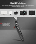 Drop In HawkLock Mini Quick Release Plate With One Quarter Inch Screw For Camera Clamp, Ball Head, Tripod, and Devices