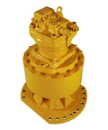 Top Shelf High Performance Hydraulic Swing Reducer Gearbox Compatible With Caterpillar Cat 374F Excavator Parts 3789543 And 3789544 heavy-duty design with mounting flanges.