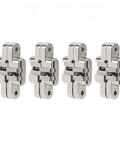 Mini Zinc Alloy Cross Hidden Hinge Kit For Jewelry Boxes And Cabinets 4 Pieces With 180 Degree Swing DIY Friendly Invisible Hinge
