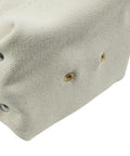 Close-up of Heavy Duty Bolt Bag With Bull Pin Loops And Drain Holes, No 4 Canvas, showing drainage details and fabric texture.