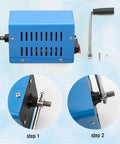 Outdoor Emergency Power Generator With Hand Crank USB Charging 20W Portable Power Station for Camping assembly steps