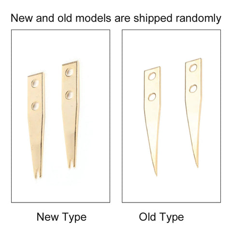 Handheld SMD Tester And Digital Multimeter For Electronics Work spare gold-plated probes, new and old models comparison.