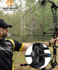 Fully Enclosed Brush Arrow Rest For Compound And Recurve Bow with Capture Style Option in use during archery practice.