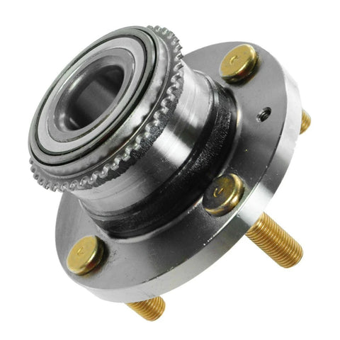 Wheel Hub And Bearing Assembly Direct Fit Plug And Play 4 Lug Rear Left And Right For Mitsubishi Lancer 2.0L 2002 2007 And 2.4L 2004 2006 MR493619 538 58921 ABS Sensor Not Included close-up view