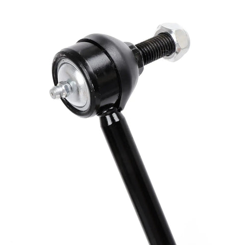 Front Stabilizer Sway Bar End Link Kit For Chrysler Town And Country 1996 To 2016, Voyager 2000 To 2003, Dodge Caravan 1996 To 2007, Grand Caravan 1996 To 2020 2 Pack Built Tough For Smooth Ride And Precise Handling Easy Install black steel end link close-up